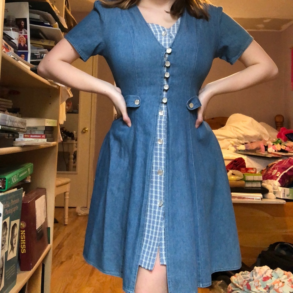 Vintage Denim Dress